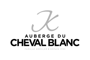 logo auberge cheval blanc - Agence HOP